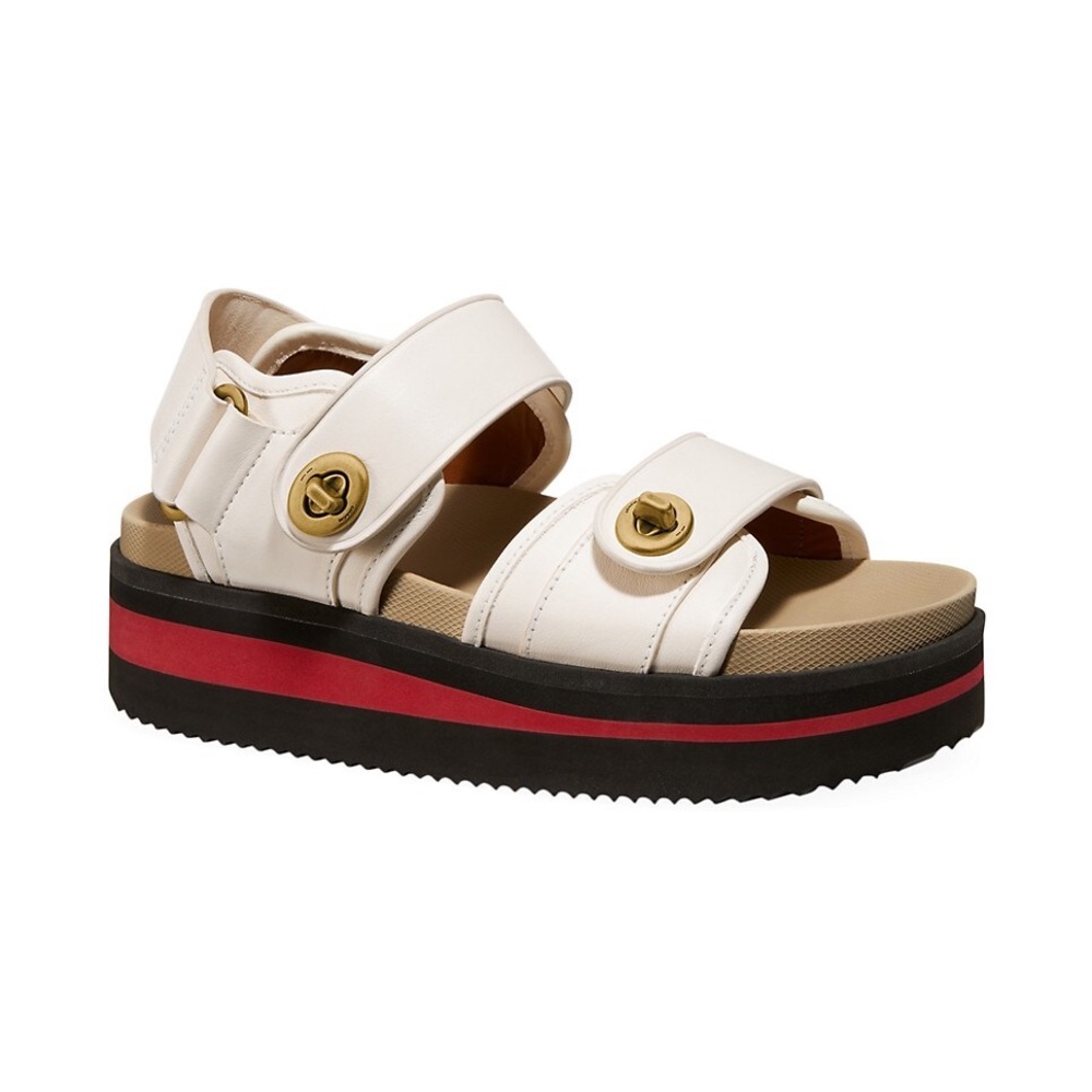Coach platform sandals
